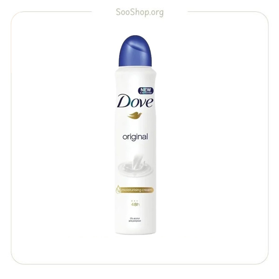 اسپری ضد تعریق داو رایحه شیر حجم 250 ml
