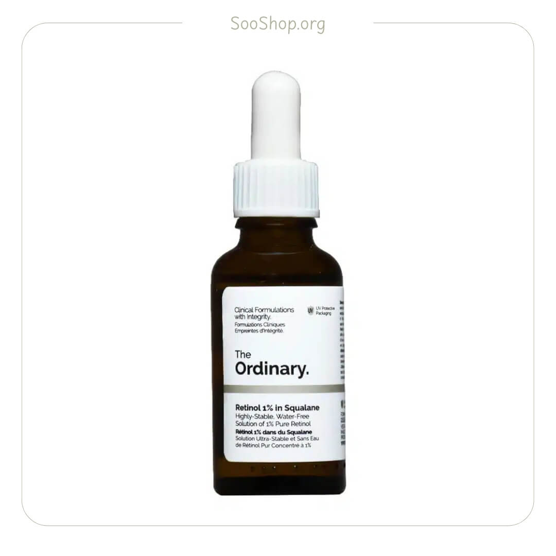 سرم رتینول 1% اوردینری در اسکوالان حجم 30 میل (اصل) | The Ordinary Retinol 1% in Squalane 30ml