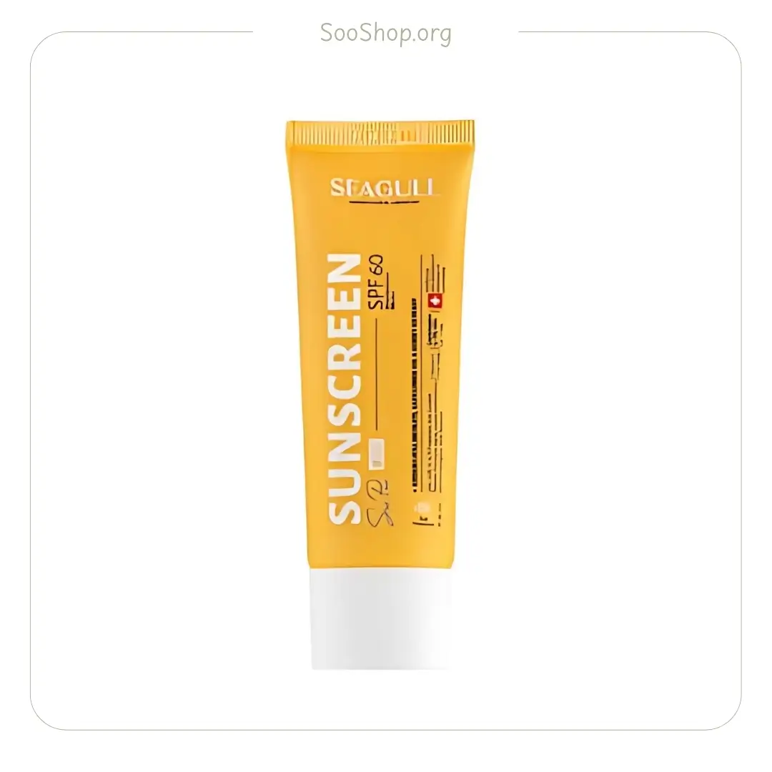 کرم ضد آفتاب رنگی سی گل SPF 60 (اصل) | Seagull Tinted Sunscreen SPF60