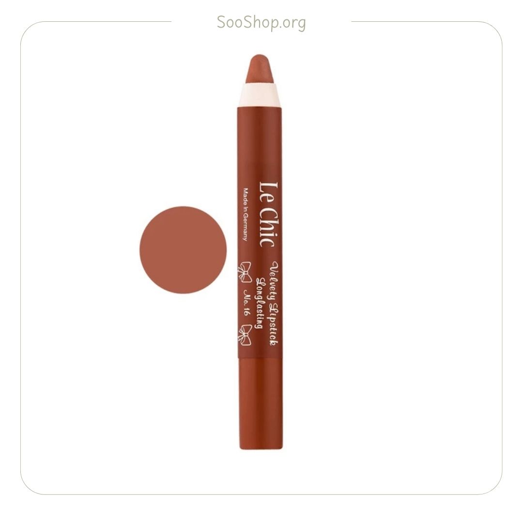 رژ لب مدادی لچیک شماره ۱۶ | Le chic Lip Crayon No. 16