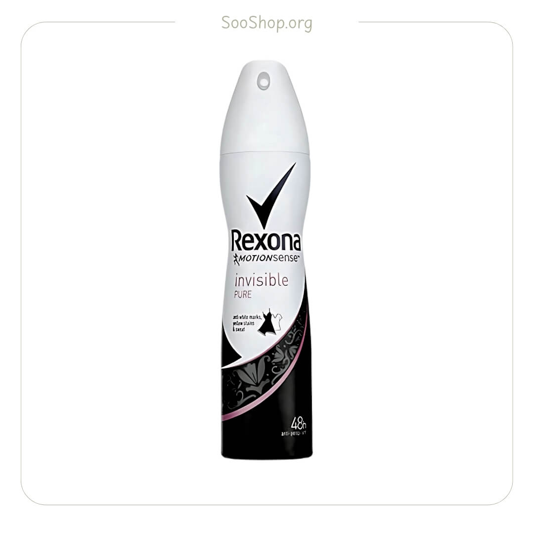 اسپری ضد تعریق اینویزیبل پیور رکسونا (Rexona Invisible Pure Antiperspirant Spray)